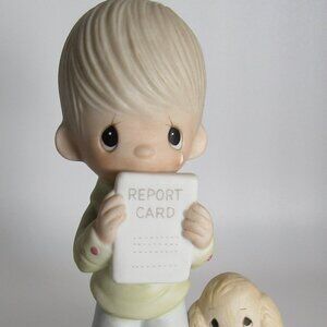 God Understands Figurine Report Card Precious Moments 1978 Jonathan & David